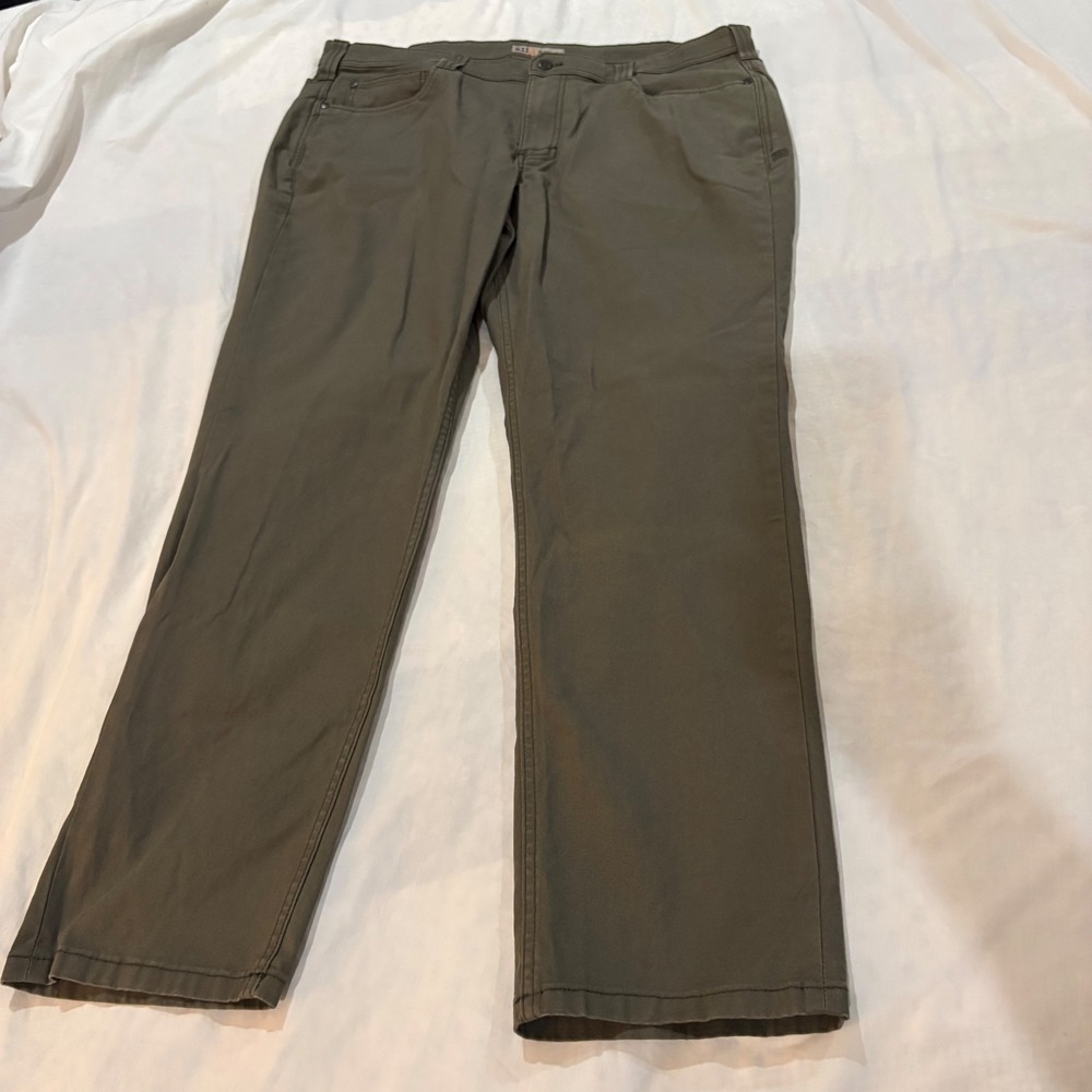 5.11 Tactical Mens Defender-Flex Slim Pants 40x32 Ranger Green Stretch Twill